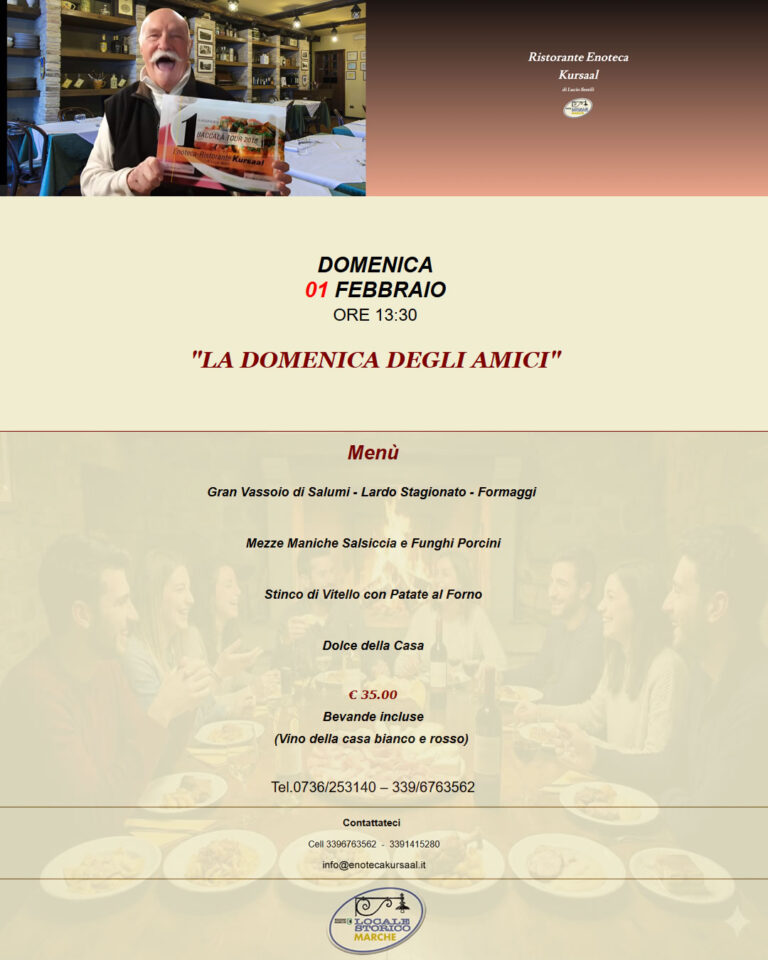 Domenica con gli amici 01/02/2026