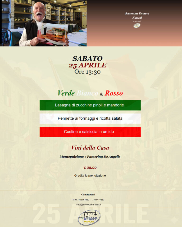 Pranzo del 25 aprile